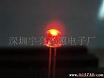 供应亮5MM草帽红色LED、发光二管