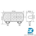 54W大功率LED长条灯 工作灯 越野车灯led work light