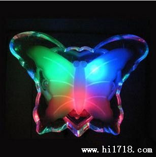 B258盒装蝴蝶插电小夜灯 