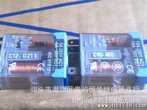 RELECO继电器C12-G21X-DC24V;C10-A10-DC24V新货