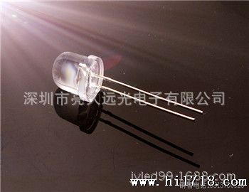 厂家供应10毫米圆头 平头 RGB四脚共阴全彩LED 诚信保障