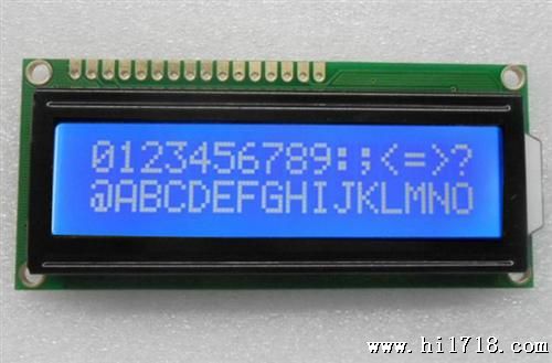 LCM1602C液晶屏显示器模组模块段码点阵屏定制80.0*36.0*11.8