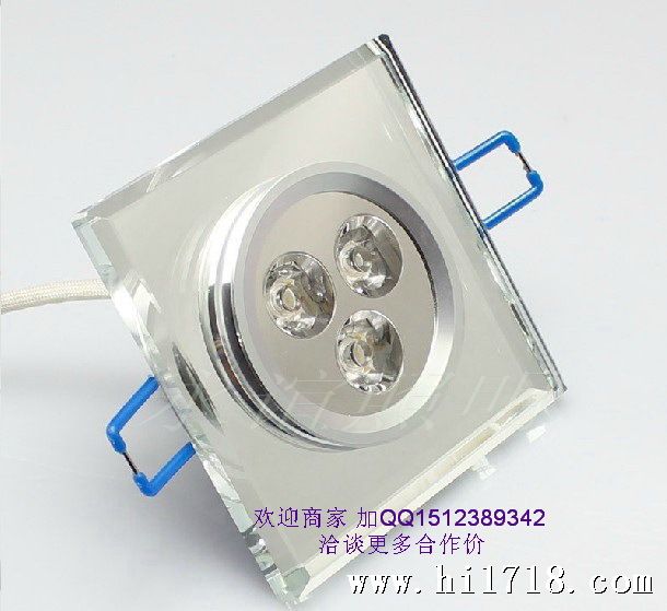 薄方透白 水晶天灯