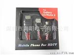 三星 S3 note2 N7100 i9300 I9308 MHL转HDMI 电视TV高清视频线