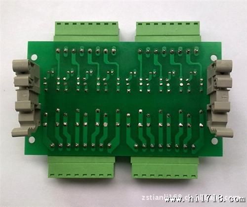 供应新款8路泰科继电器模组PLC继电器放大板 天立PLC放大板