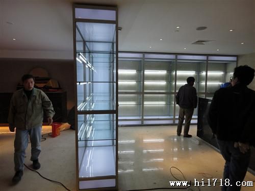 【苏州风格】铝合金展示架 酒店展示柜 苏州地区可上门安装