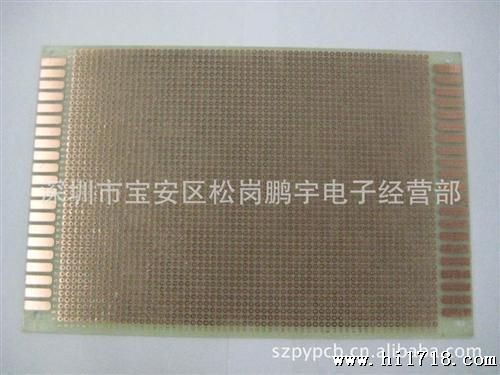 批发12*18CM环氧波纤板 万用电路板 pcb洞洞实验板 测试板