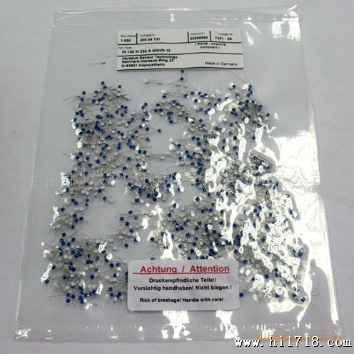 供应德国 Heraeus 贺利氏 铂电阻PT100、PT1000