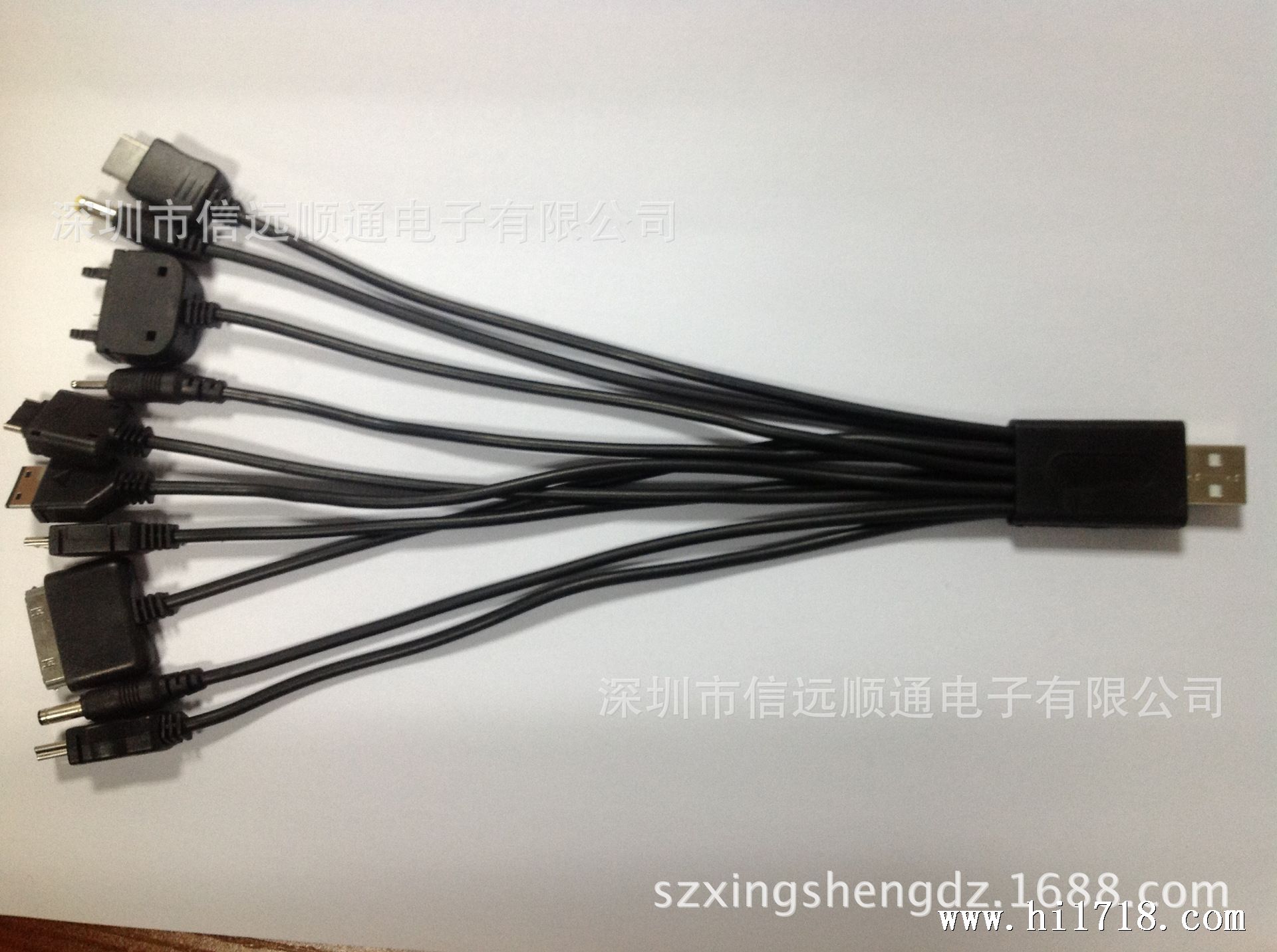 一拖十圆线
