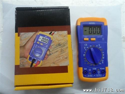 数字万用表 A830L  830L 带背光灯，数据保持！
