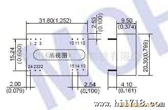 供应隔离电源模块,1-3W，定电压输入，双路输出双列直插(图)