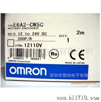 供应OMRON欧姆龙 旋转编码器 E6A2-CW5C 100P/R 原装
