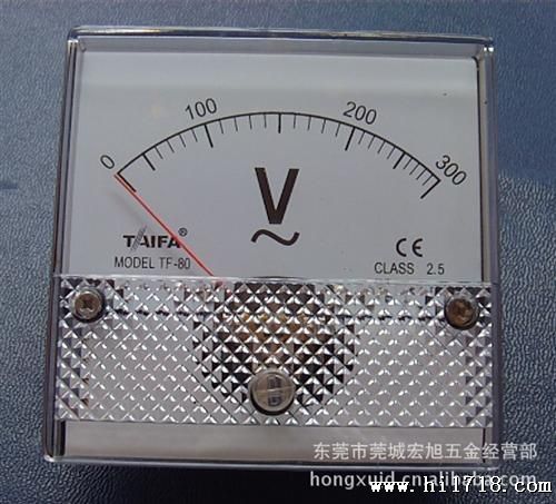 大量供应指针式电压表TH-80  DH-80   80*80   300V、500V