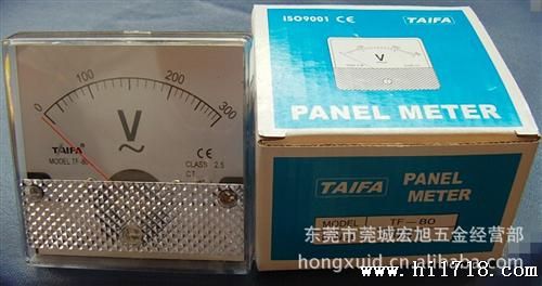 大量供应指针式电压表TH-80  DH-80   80*80   300V、500V