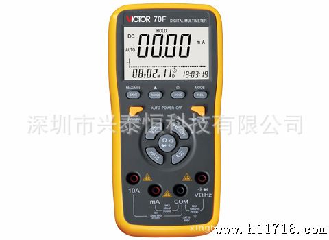 VIOR70F数字万用表VIOR 70F深圳胜利仪器VIOR