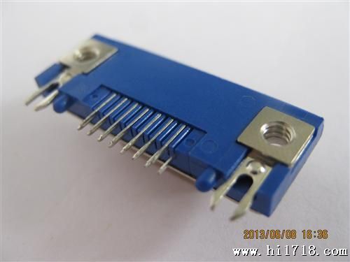 供应SLIM VGA前8后7 正向 90度插板DIPVGA D-SUB连接器 母座