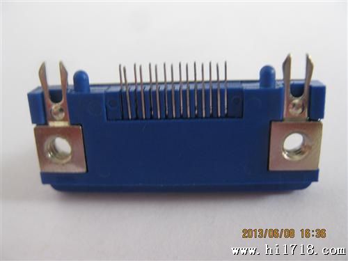 供应SLIM VGA前8后7 正向 90度插板DIPVGA D-SUB连接器 母座