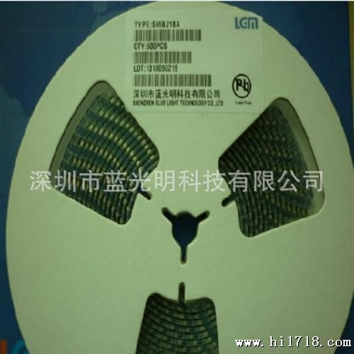  单向TVS抑制二管贴片SJ18A 封装S