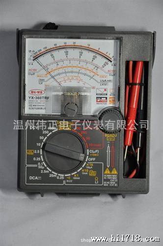 厂家供应 批发 指针式 万用表 电压表 电流表 YX-360TRF