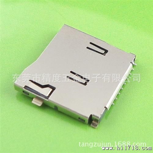 micro SD卡座 TF PUSH外焊自弹