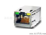 RJ45带变压器插座，SMT沉板式，兼容J3006G21DNL