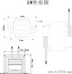 深圳【】12V/9V 5W低频变压器↑