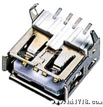 供应连接器 连接器插头插座 A母18０度Ｔ型　脚贴弯固定　T型Ａ母