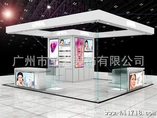 化妆品货架 亚克力造型 展示制作安装