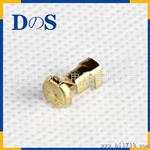 厂家营销DJ6x30镀金铜铁端子