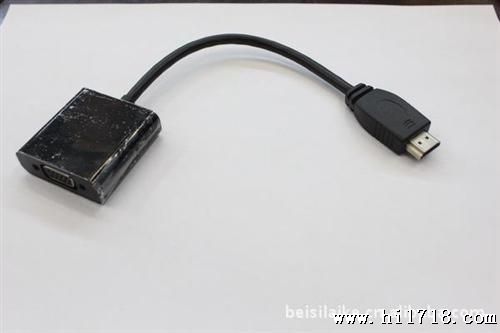 混批HDMI转VGA 本投影仪转换线 高清转投影仪连接线