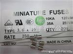 供应玻璃保险丝管双帽带线快断4x11 250V VDE UR CCC 0.5A-15A