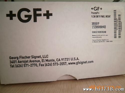 美国原装GF+SIGNET 3-8550-1P 3-8550-2P 3-8550-流量表