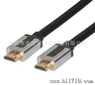【厂家生产】锌合金头HDMI连接线1.4V 1.3V支持3D 1080P 带编织网