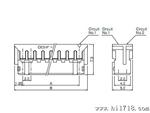 供应JST2.0mm间距线对板连接器HOUSING塑胶胶壳PHDR-16VS