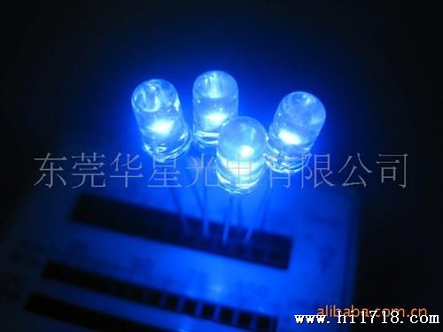 供应 5MM白发蓝长脚LED  &亮  发光二管 质量稳定