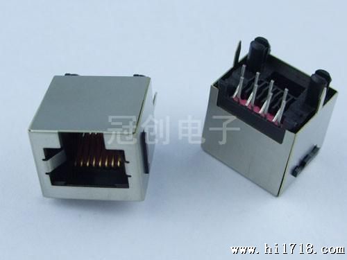 180度立式RJ45母座 RJ45母座连接器