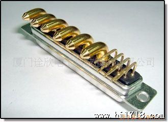 供应大电流13W6镀金车PIN连接器(图)