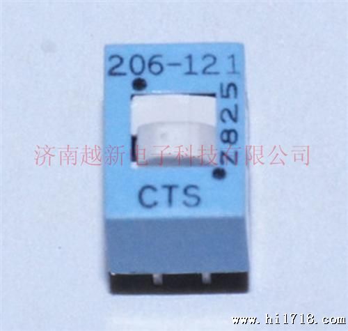 S拨码开关 206-121ST 单刀双掷 1位拨码开关 西迪斯原装