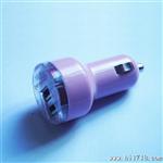迷你多功能车载充电器 2.1A双U充电器 厂家直供 可OEM 点烟器