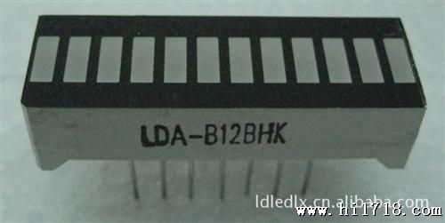 供应12段共阳红绿双色平面管外形尺寸30.4*10.1*8.0mm