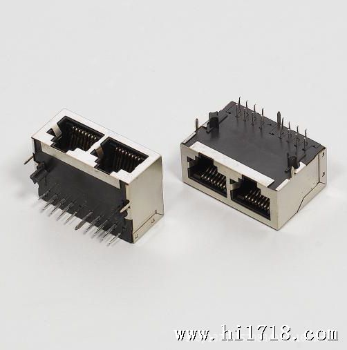 RJ45 -1X2带滤波器