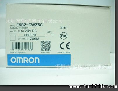 供应OMRON欧姆龙 旋转编码器 E6B2-CWZ6C 600P/R  原装