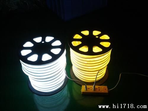 【新品上市】供应优质LED柔性霓虹灯管 装饰灯荧宇推荐（黄白色）