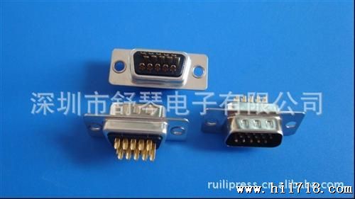 VGA HDB15p 简易黑胶/蓝胶 不短路 素材 插头/连接器