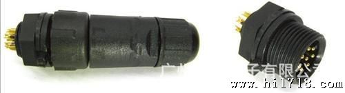  IP68水航空插头 8芯 水连接器