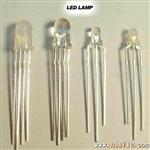 供应；3mm红兰双色共阳LED发光二管