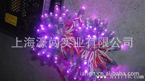 粉色LED发光字灯串、LED外露发光字灯串