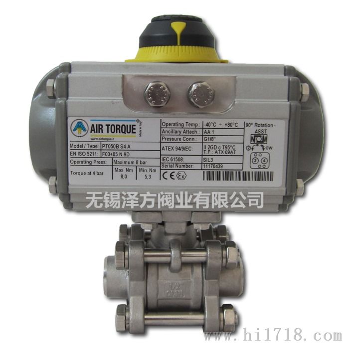 AIR TORQUE气动三片式焊接球阀