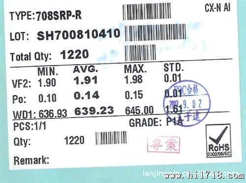 广镓度8*15白光芯片