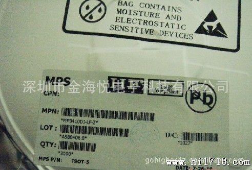 代理分销原装MPS优势出售同步升压转换器MP3410DJ-LF-Z